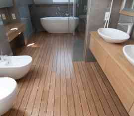 Wodoodporne panele podłogowe do łazienki